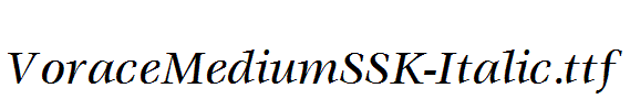 VoraceMediumSSK-Italic.ttf