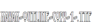 XAyax-Outline-copy-1-.ttf