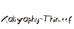 Xaligraphy-Thin.ttf