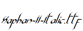 Xaphan-II-Italic.ttf