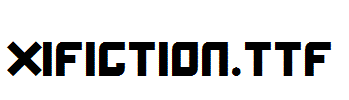 Xifiction.ttf