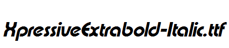 XpressiveExtrabold-Italic.ttf