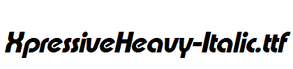 XpressiveHeavy-Italic.ttf