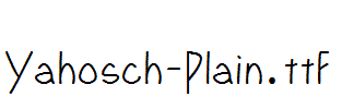 Yahosch-Plain.ttf