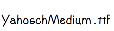 YahoschMedium.ttf