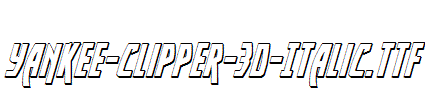 Yankee-Clipper-3D-Italic.ttf