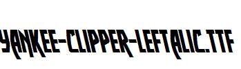Yankee-Clipper-Leftalic.ttf