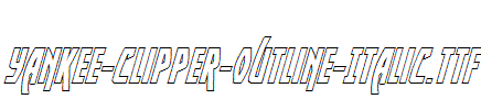 Yankee-Clipper-Outline-Italic.ttf