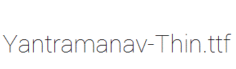 Yantramanav-Thin.ttf