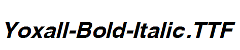 Yoxall-Bold-Italic.ttf