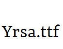 Yrsa.ttf