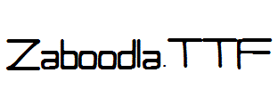 Zaboodla.ttf