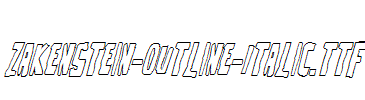 Zakenstein-Outline-Italic.ttf
