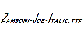 Zamboni-Joe-Italic.ttf