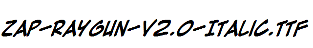 Zap-Raygun-V2.0-Italic.ttf