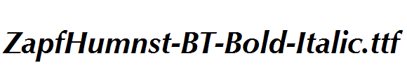 ZapfHumnst-BT-Bold-Italic.ttf