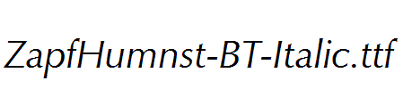 ZapfHumnst-BT-Italic.ttf