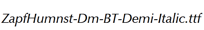 ZapfHumnst-Dm-BT-Demi-Italic.ttf