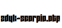 Zdyk-Scorpio.otf