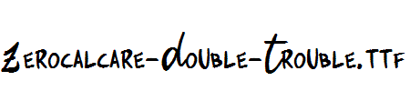 Zerocalcare-Double-Trouble.ttf