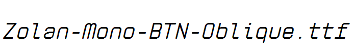 Zolan-Mono-BTN-Oblique.ttf