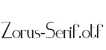Zorus-Serif.otf