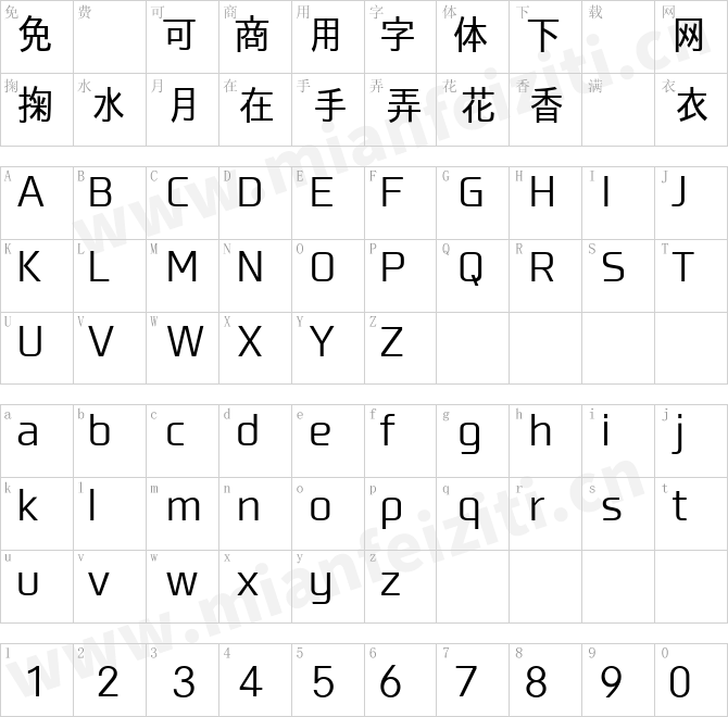 智能字体UISmartFont UI